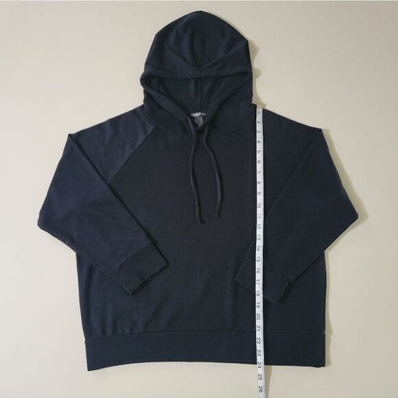 Eddie Bauer Women's Black Poly/Rayon Long Sleeve Pullover Hoodie - Picture 8 of 16